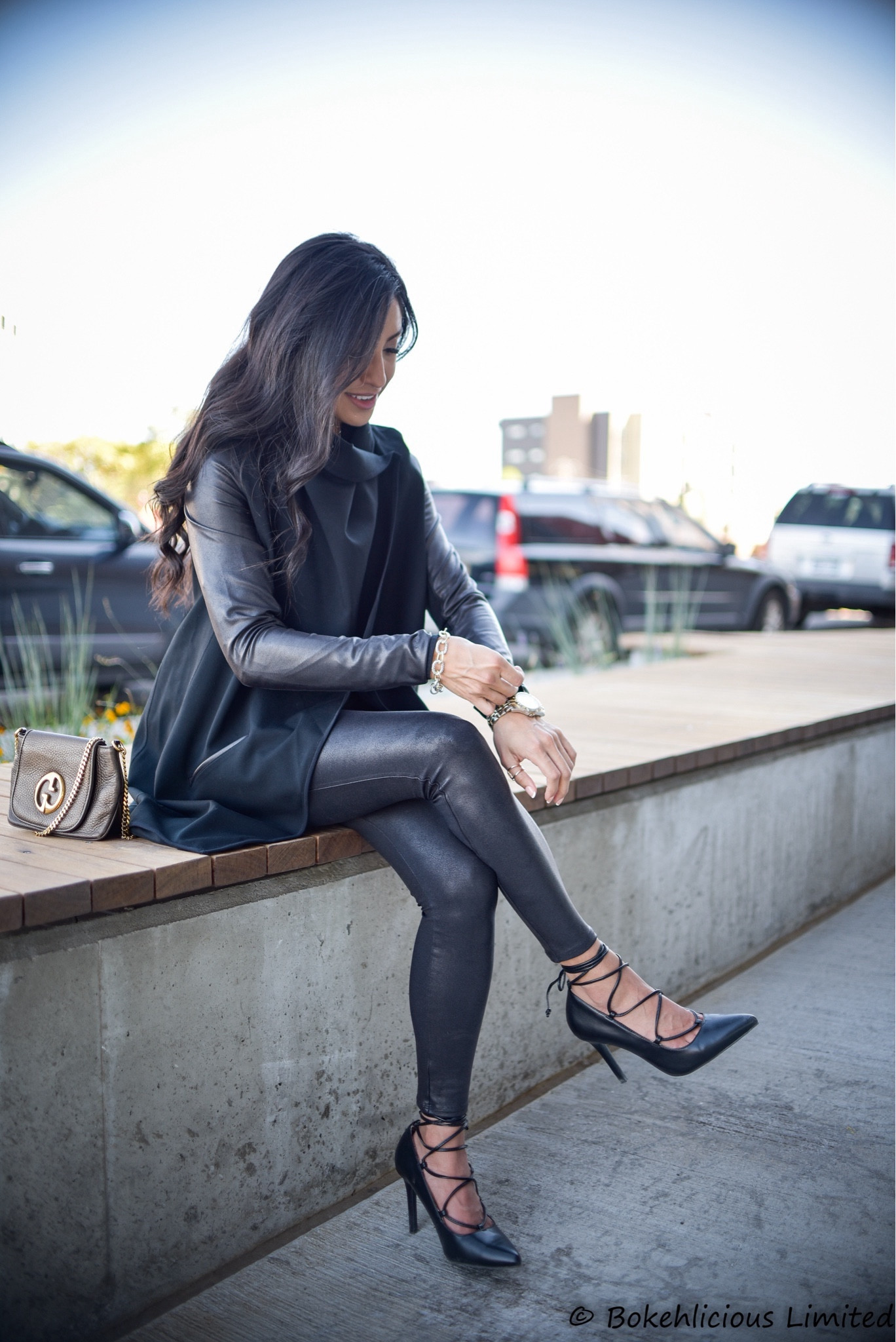 Chic faux leather outfit from Spanx! 

#LTKstyletip #LTKfindsunder100 #LTKworkwear