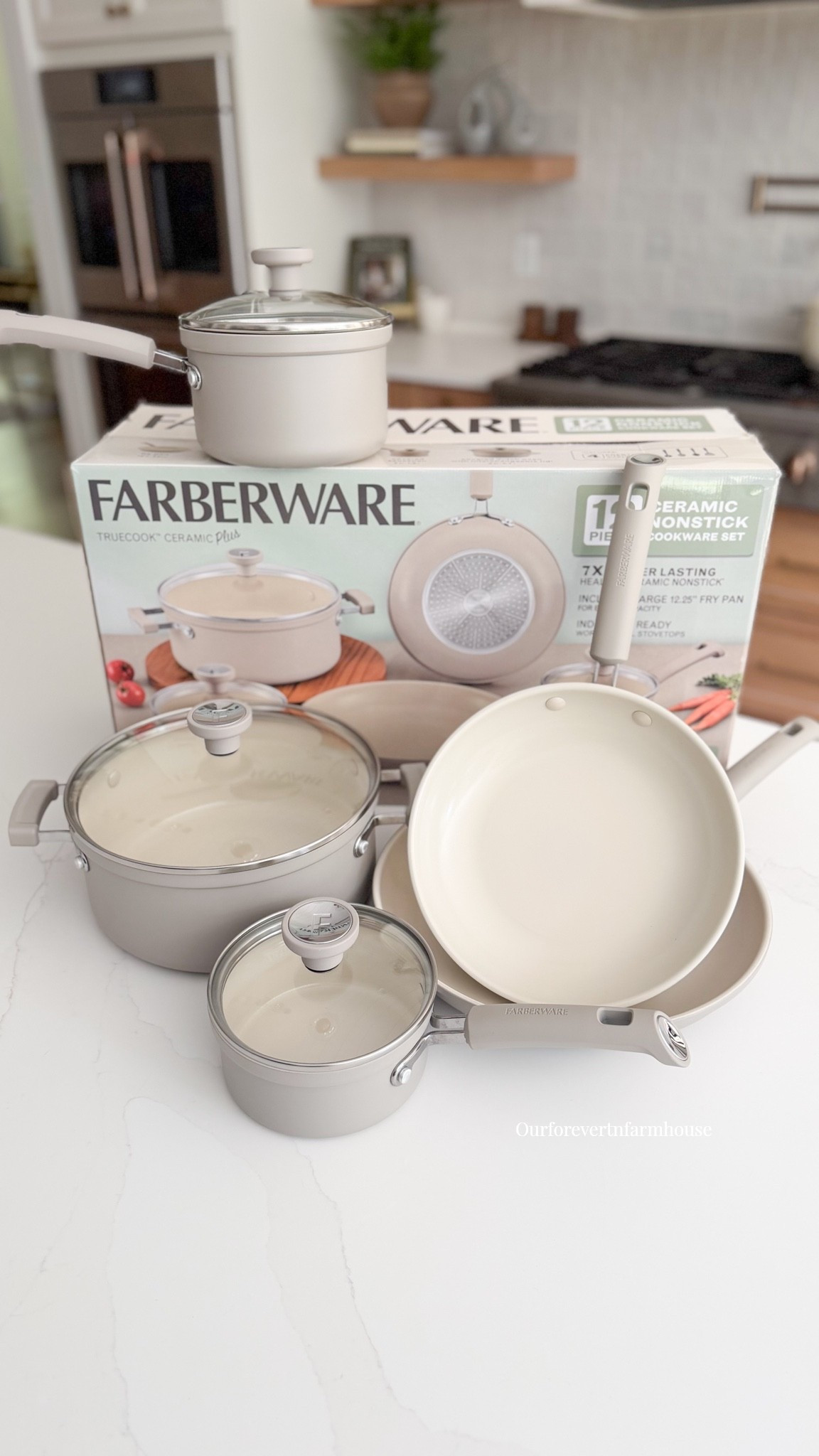 A little cookware refresh with Farberware. 🤍 This is their new TrueCook™ collection in Taupe, and I love the clean, neutral look.

The collection comes in ceramic or stainless finishes, is induction-safe, and has such a pretty, elevated look for everyday cooking.

I linked the collection in my LTK if you want to check out all the different options! 🍳

#LTKHome #LTKfoodie