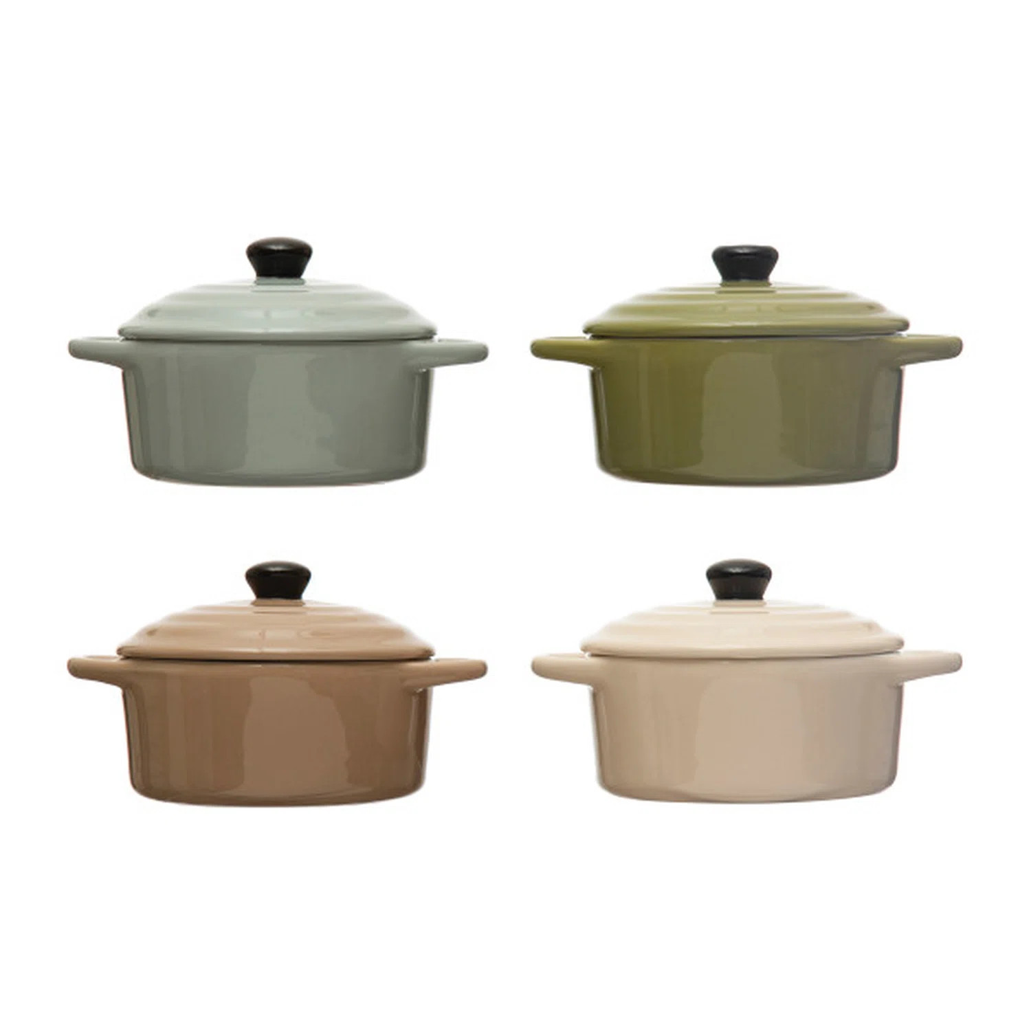 Creative Co-Op 4 Piece Stoneware Bakeware Set | Wayfair | Wayfair North America