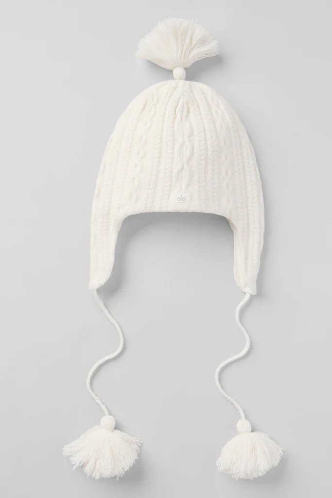 Cable Knit Winter Bliss Earflap Beanie | Alo Yoga (US)