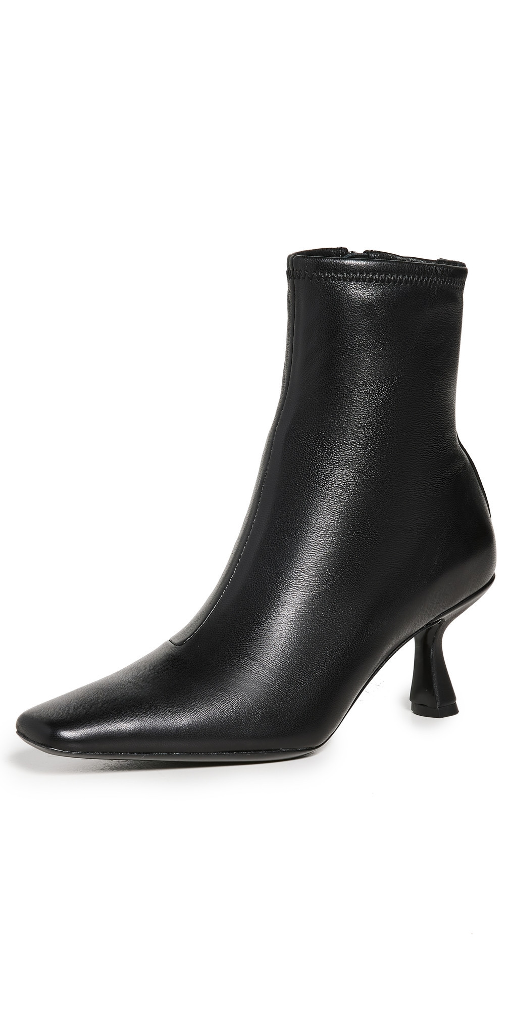 Loeffler Randall Thandy Curved Heel Ankle Boots Black 9 | Shopbop