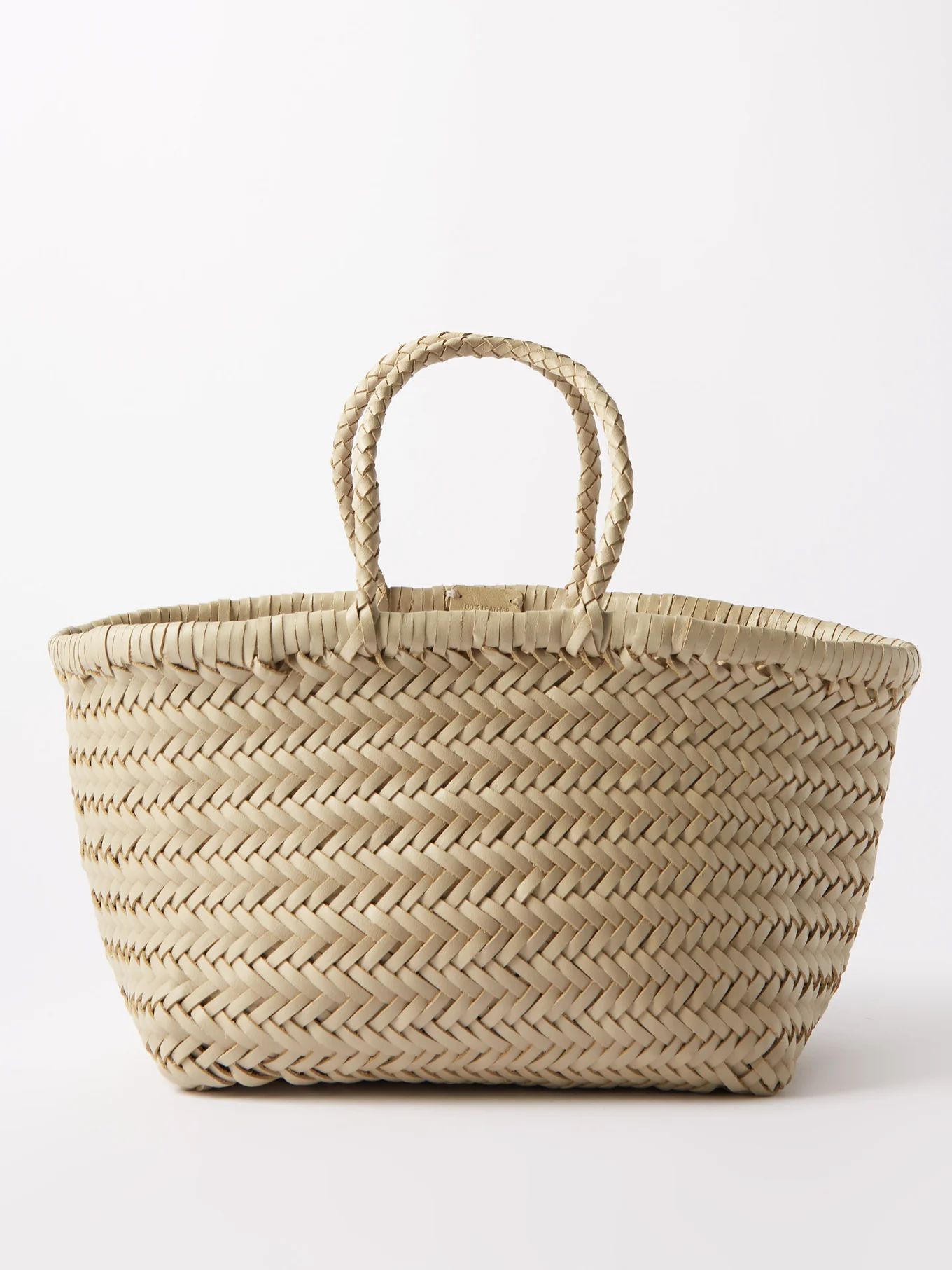 Triple Jump small woven-leather basket bag | Dragon Diffusion | Matches (US)