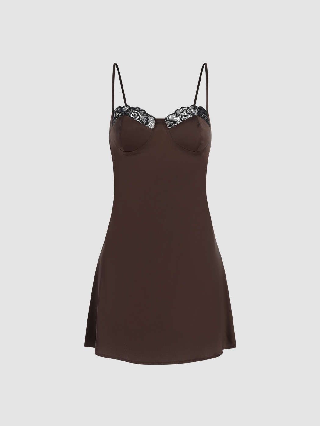 Lace Trim Camisole Mini Dress | Cider
