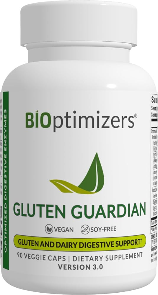 BIOptimizers Gluten Guardian 3.0 - Enzyme Supplement with DPP-IV to Support Gluten Digestion \u20... | Amazon (US)