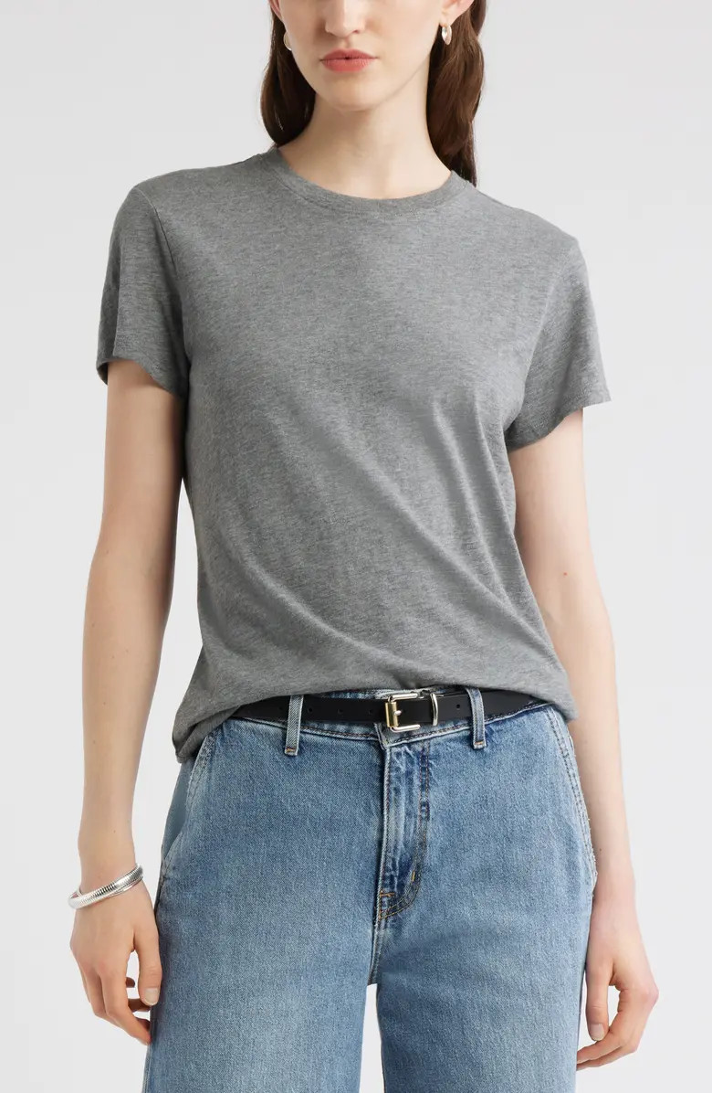 Pima Cotton Slub Crewneck T-Shirt | Nordstrom