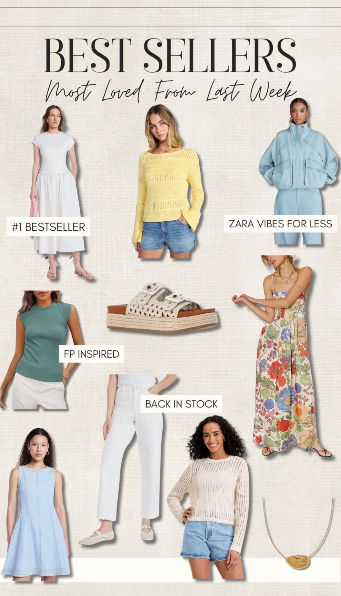 🤍 The top fashion bestsellers of the week are here 🙌🏼✨🤍💫 I’ve have bought & worn every single one of these and can vouch for how great they are! 



#LTKSeasonal #LTKgrwm #LTKootd