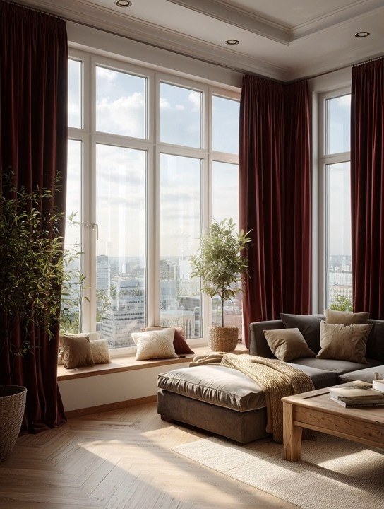 Love bold colors, but not ready to paint your walls? Start with your curtains.

At Elegant & Driven, we're big believers in ceiling-to-floor curtains. Not just because they make a room feel taller, but because they allow you to introduce rich, dramatic color without making a permanent commitment.

These deep burgundy velvet curtains instantly become the room's statement piece while the walls remain soft and timeless. If your style changes a few years from now, simply switch the curtains instead of repainting the entire room.

Velvet adds warmth, texture, and quiet luxury, while floor-length panels soften the architecture and beautifully frame your windows. During the day, they draw your eyes toward the natural light and the view beyond. In the evening, they create a cozy, elegant atmosphere that transforms the entire room.

Browse our curated collection of floor-length velvet curtains and discover one of the easiest ways to refresh your home with timeless color.

Because the smartest design choices are the ones that are both beautiful and flexible.

#VelvetCurtains #WindowTreatments #HomeDecor #ElegantAndDriven 

 #LTKHome