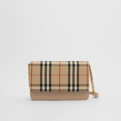 Vintage Check Canvas and Leather Bag | Burberry (US)
