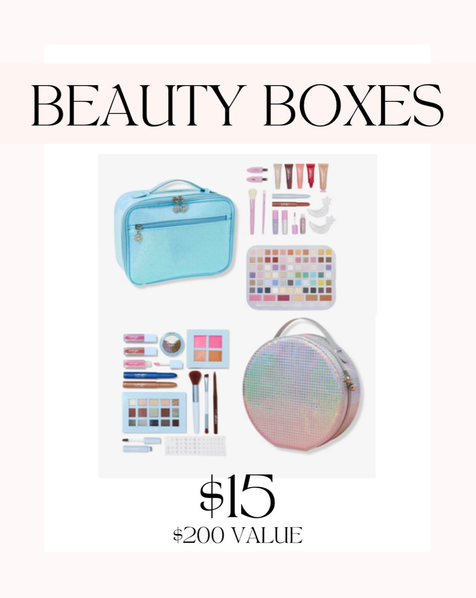 Such. Good cyber Monday deal at ulta! Only $15 for these super cute beauty boxes. Perfect for makeup lovers

Cyber Monday deals, Make up lovers, beauty, lovers, cyber Monday deals, travel makeup case, travel essentials, tween, gift, ideas, tween gifts, make up gifts, ulta gifts, ulta cyber Monday deals, ulta Christmas gift set deals


#LTKGiftGuide #LTKSaleAlert #LTKCyberWeek