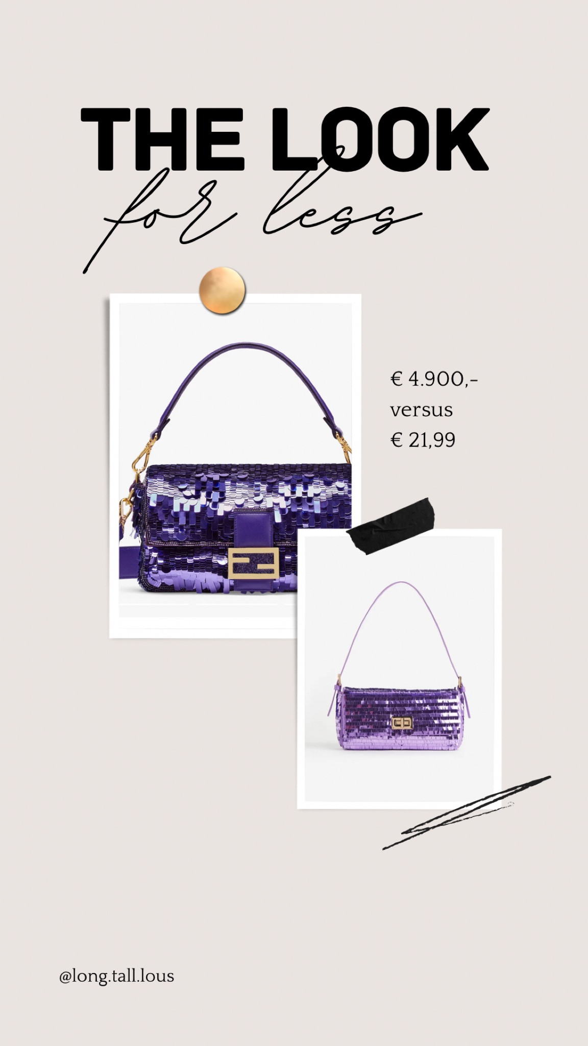 The look for less
Am affordable alternative for the sequined Fendi baguette 🥖 bag. 



#LTKGiftGuide #LTKstyletip #LTKitbag