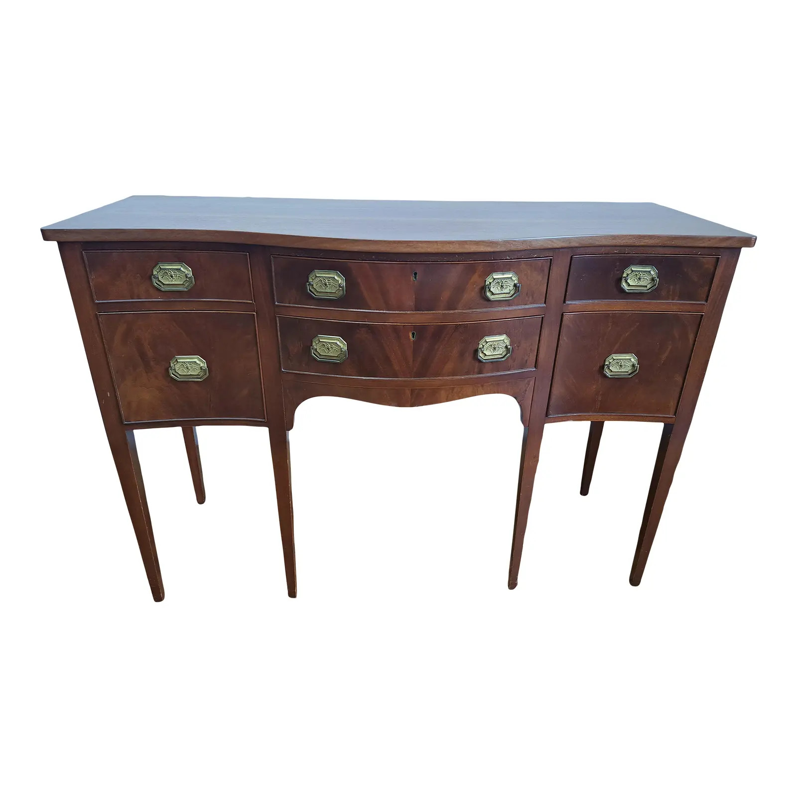 1940s Vintage Federal Style Sideboard | Chairish