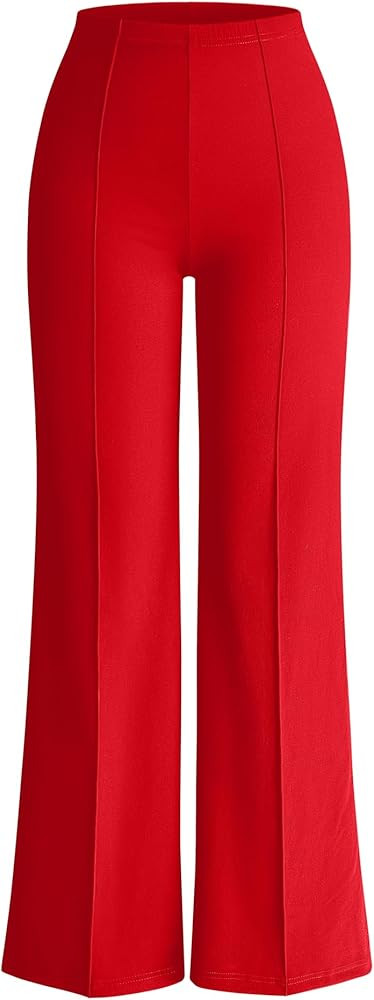 OQQ Women Wide Leg Pants High Waist Casual Pants Fall Clothes Outfits | Amazon (US)