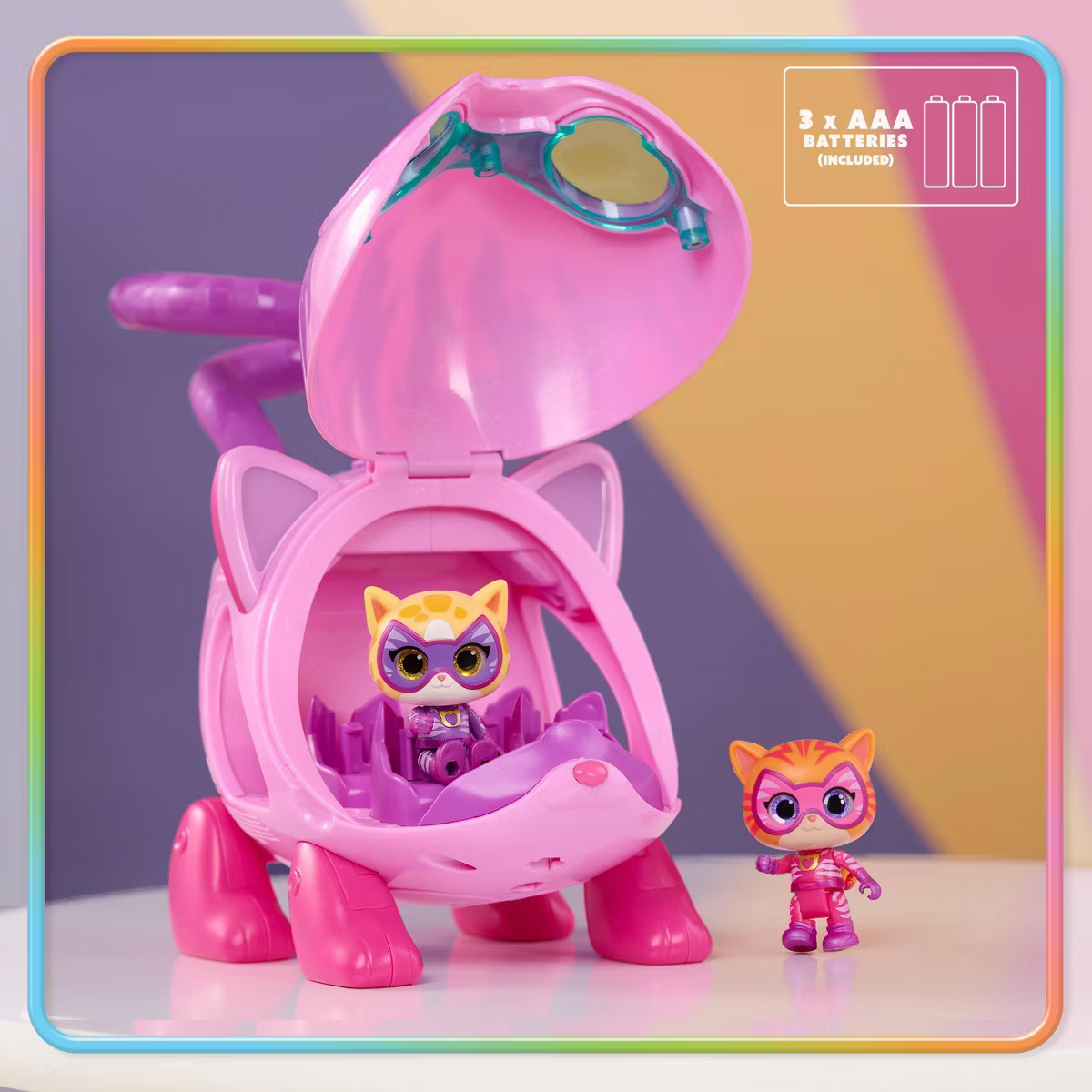 SuperKitties Su-Purr Wild Kitty Copter Doll Playset - 3pk: Plastic Cat-Themed Toy Set with Three ... | Target