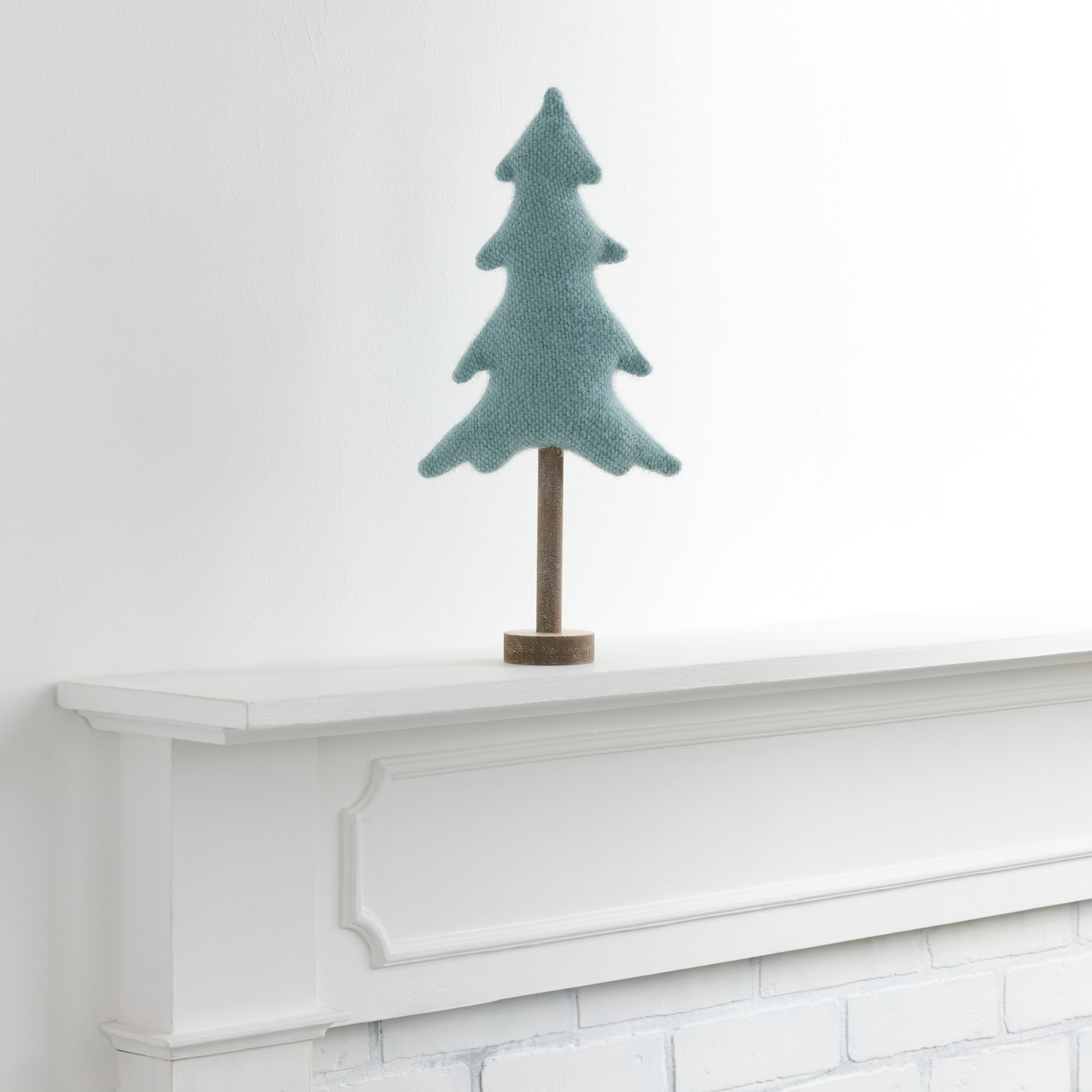 Large Green Fabric and Wood Tree Decor | World Market