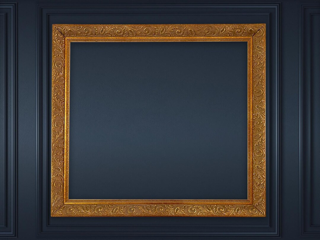 Very Large Elegant Vintage Ornate Wooden Gold Frame. - Etsy Canada | Etsy (US)