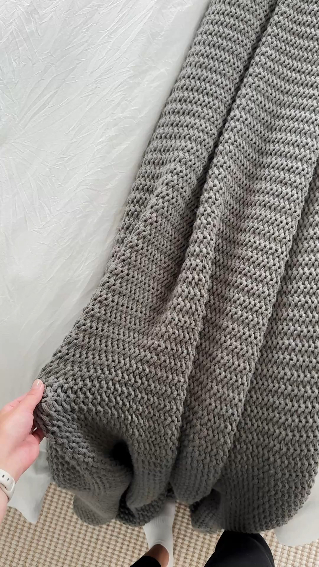 40% off the best chunky blanket for bed layering! I have the dark gray and natural colors and love them both

#LTKFindsUnder100 #LTKHome #LTKSaleAlert