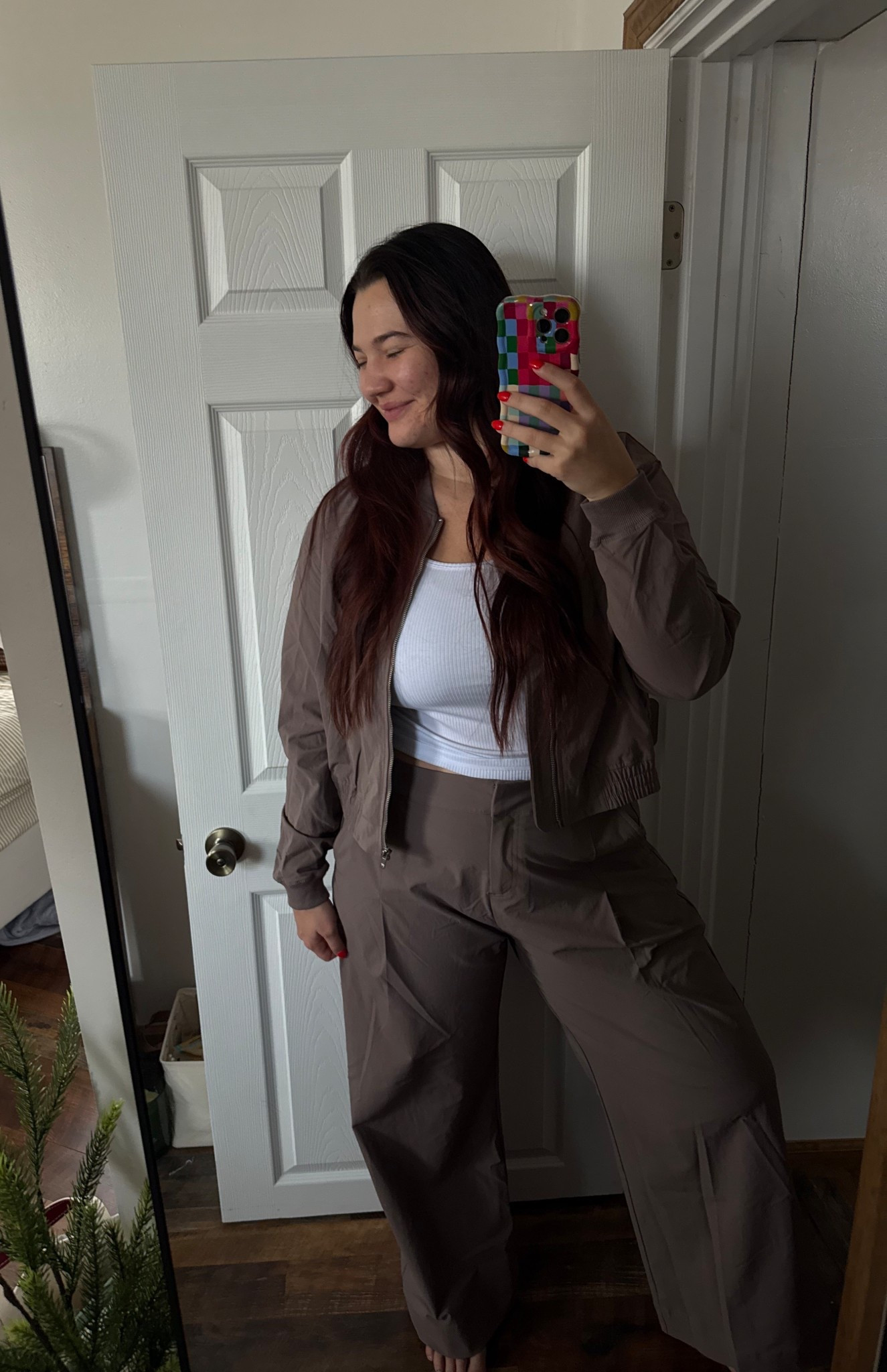 Did large in jacket and pants 🥰🥰

#LTKMidsize #LTKootd #LTKActive