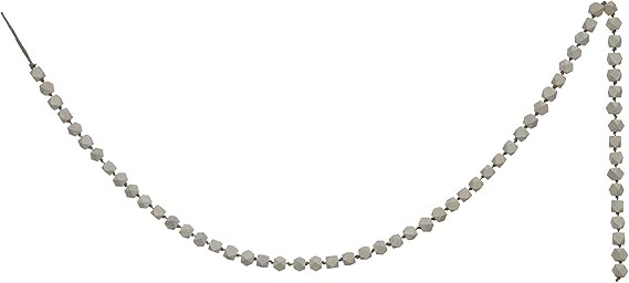 Creative Co-Op Bead Wood Garlands, White + Free Shipping | Amazon (US)