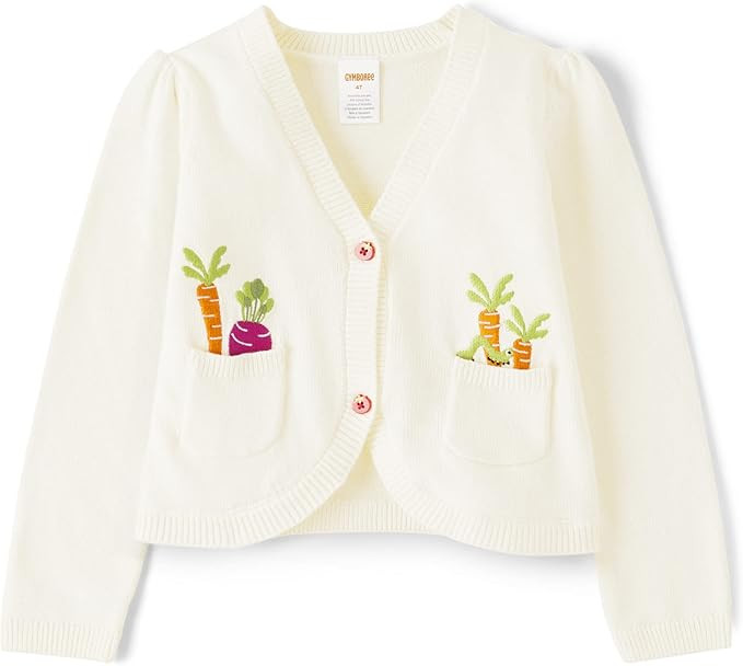 Gymboree Girls' and Toddler Long Sleeve Cardigan | Amazon (US)