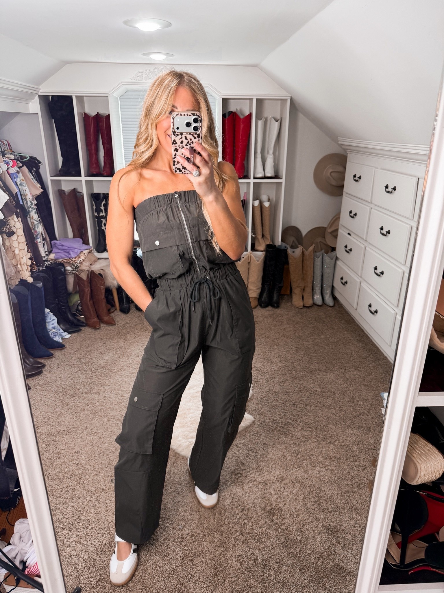 The perfect look for less jumpsuit! Cargo jumpsuit, jumpsuit, spring ootd, summer ootd, summer fashion, summer style

#LTKootd #LTKSeasonal #LTKSaleAlert