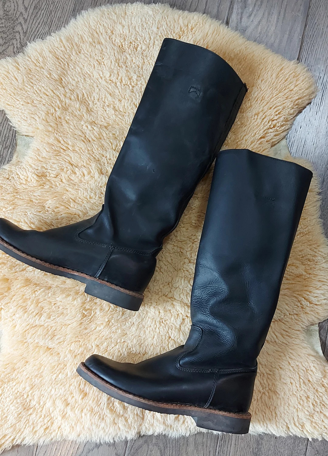 Roots Canada Black Leather Boots Tall Equestrian Style Black - Etsy Canada | Etsy (CAD)