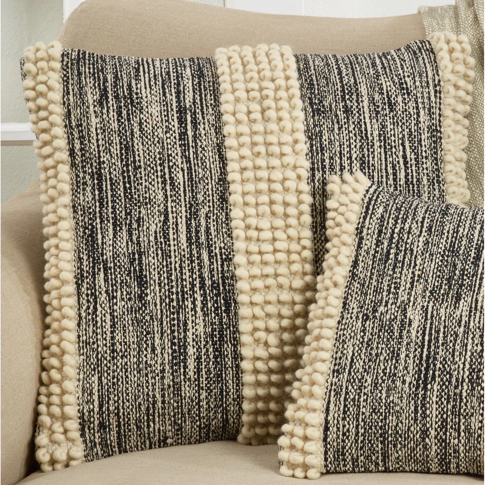 Dottie Collection Appliqued Cotton Blend Throw Pillow | Wayfair North America