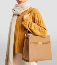 Leather Lee Radziwill Double Top-Handle Bag | Harrods