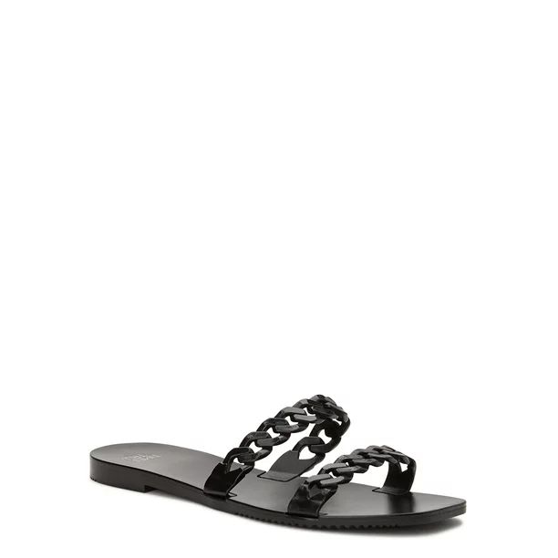 Time and Tru Women's Jelly Chain Slide Sandals | Walmart (US)
