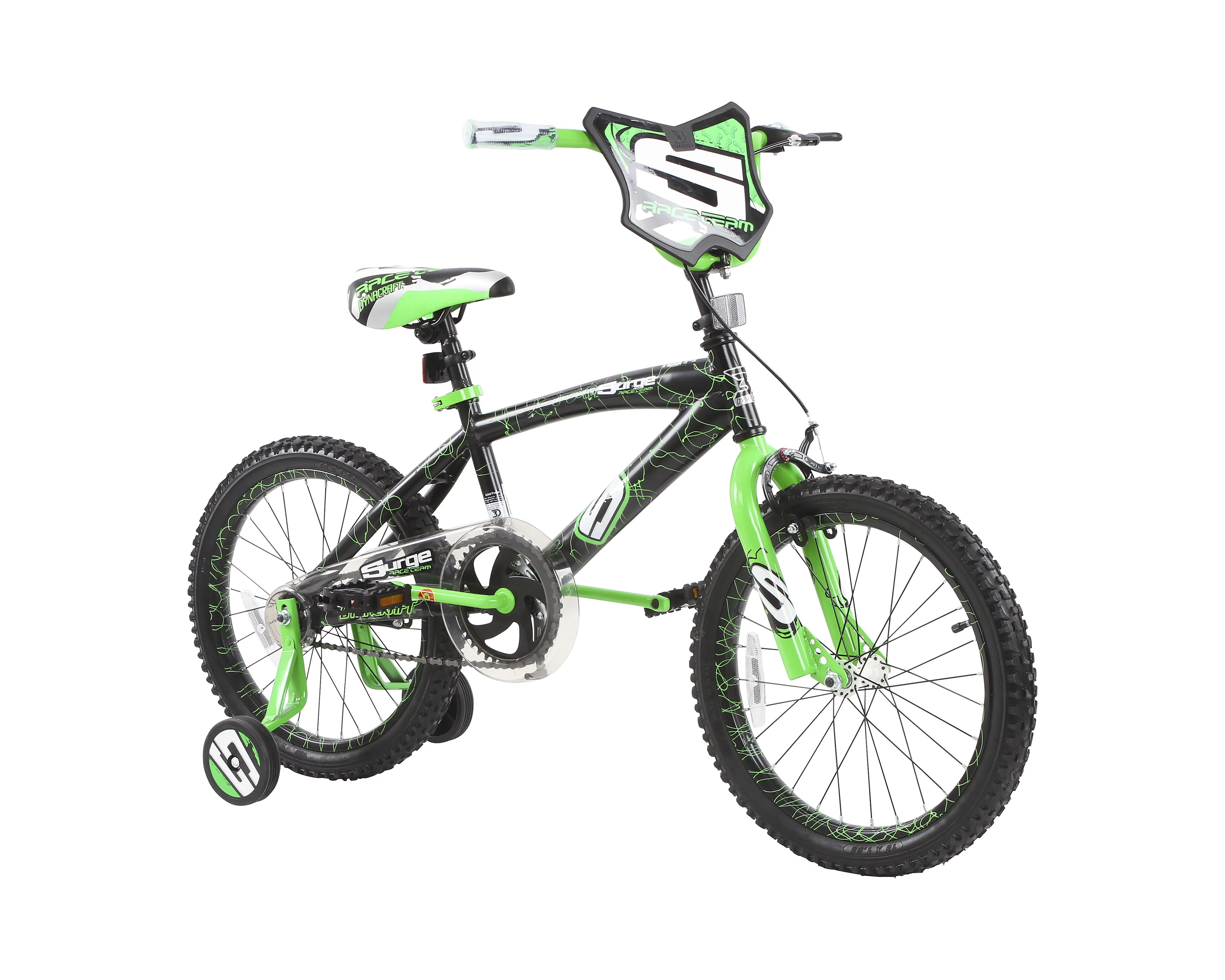 Dynacraft 18" Surge Boys BMX Bike with Custom Paint Effect, Green | Walmart (US)