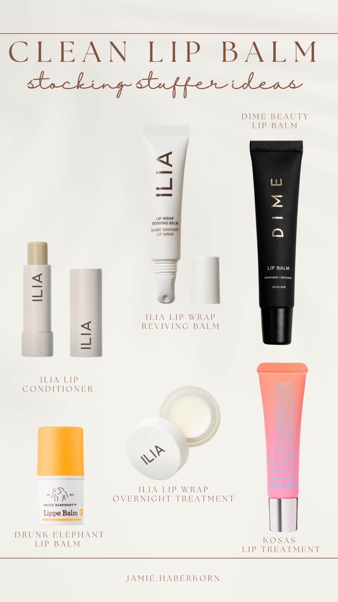 Clean beauty lip balms - stocking stuffer ideas - all under $30-

#stockingstuffer #giftidea #cleanbeauty #cleanlipbalm #holidays #goftideas #giftsforher #lipbalm

#LTKSeasonal #LTKGiftGuide #LTKbeauty