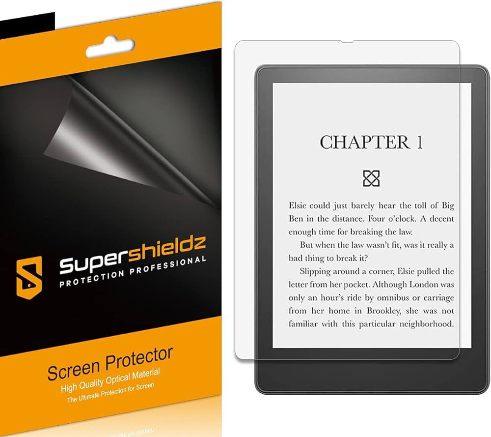 (3 Pack) Supershieldz Anti-Glare (Matte) Screen Protector Designed for All-new Kindle Paperwhite ... | Amazon (US)