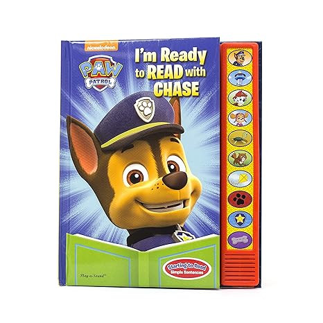Paw Patrol - I'm Ready To Read with Chase Sound Book - Play-a-Sound - PI Kids     Hardcover – S... | Amazon (US)