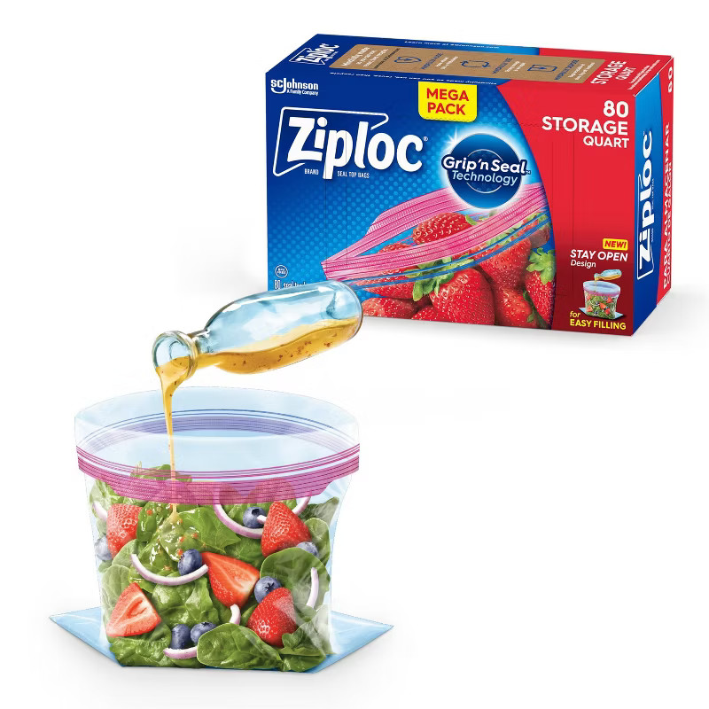 Ziploc Storage Quart Bags | Target
