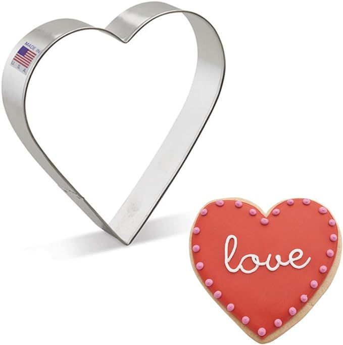 Ann Clark Cookie Cutters Extra Large Heart Cookie Cutter, 5" | Amazon (US)