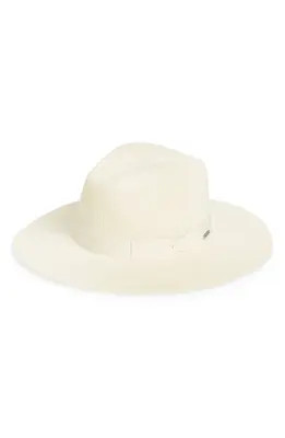 Brixton Lyons Packable Fedora in Natural at Nordstrom, Size Medium | Nordstrom