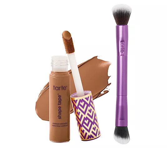 tarte Shape Tape Concealer & Brush | QVC