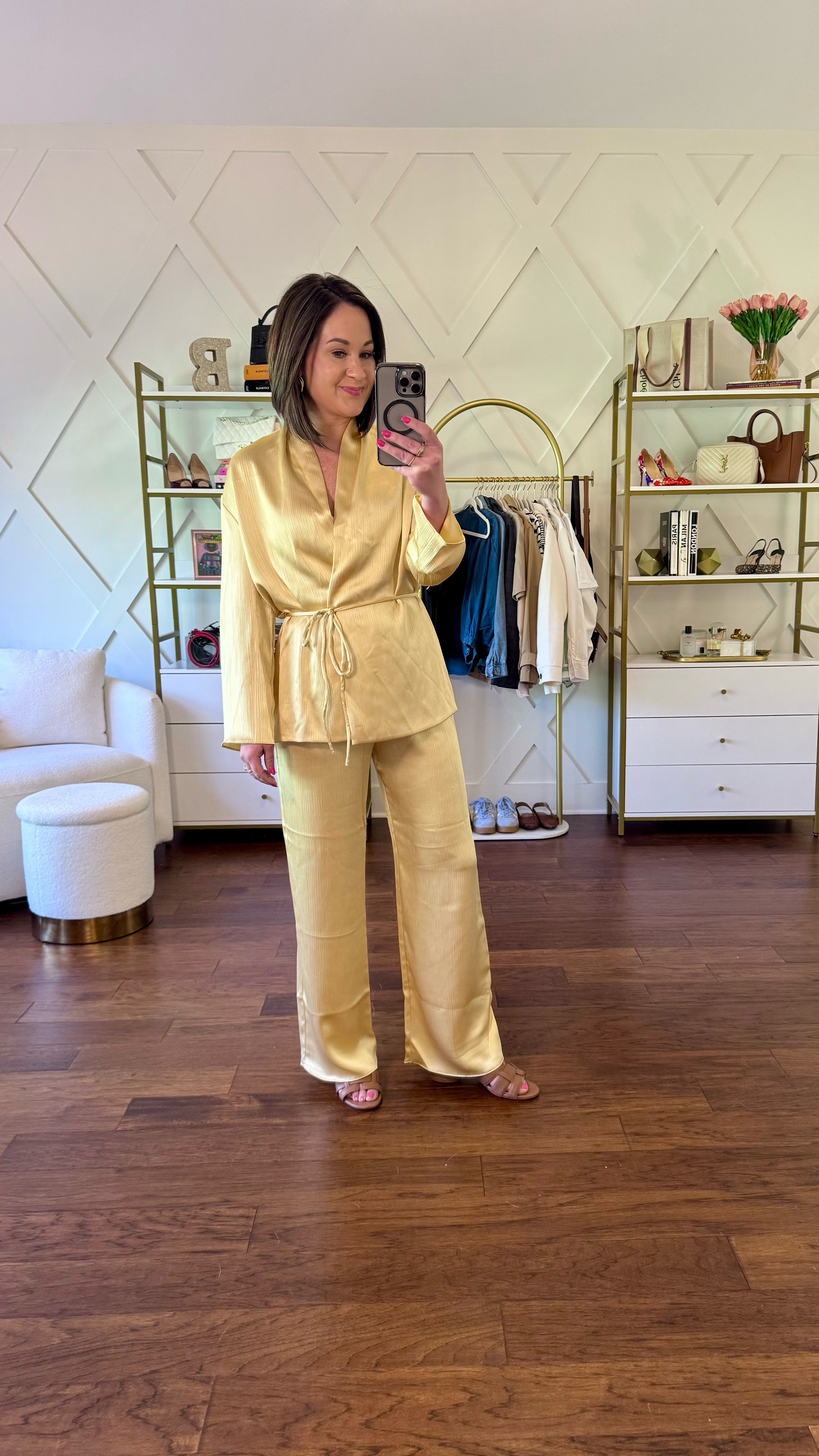 This two piece set is everything! Wear it together or mix and match - looks so luxe! Petite style - spring outfit ideas 

#LTKStyleTip #LTKOver40 #LTKWatchNow