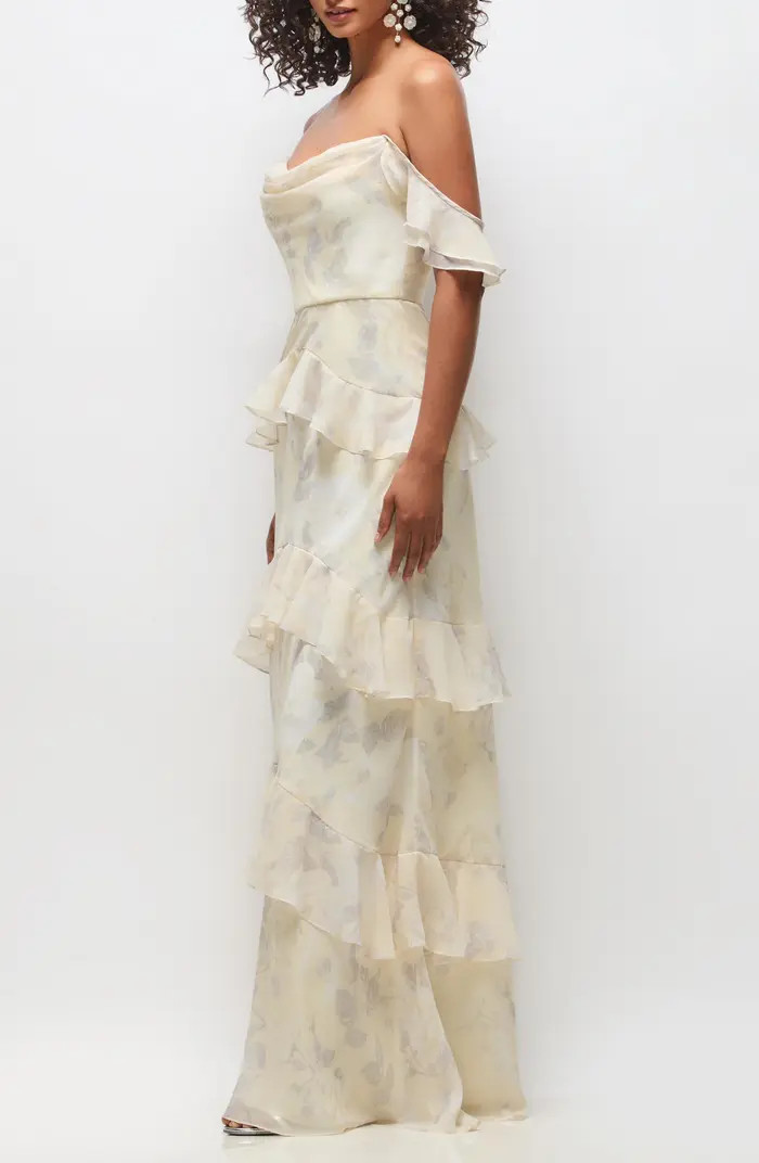 Olivia Tiered Ruffle Chiffon Gown | Nordstrom