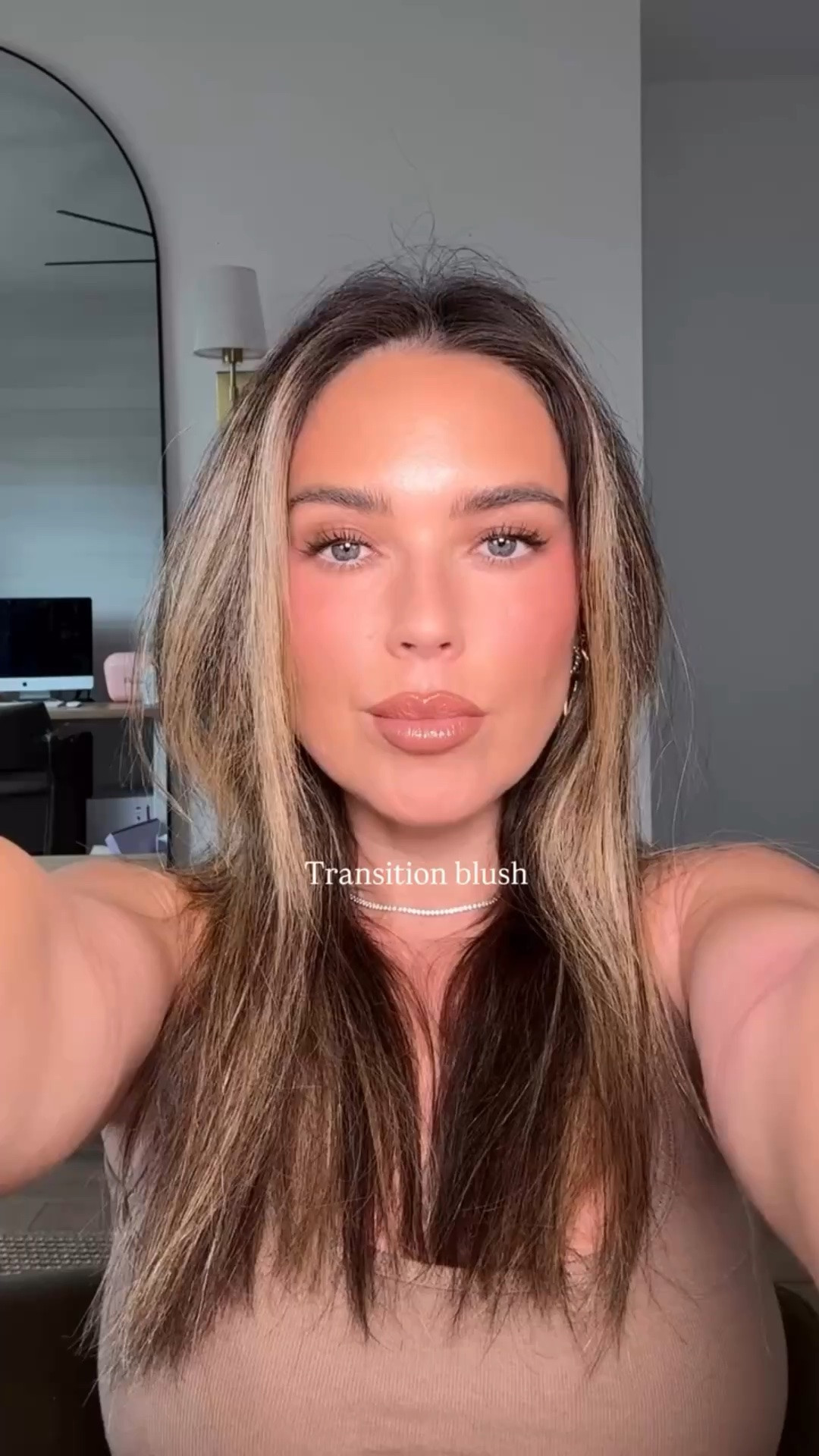 Patrick ta transition blushes in shy at first - can live without the powder but love the liquid. Don’t make fun of my makeup hair