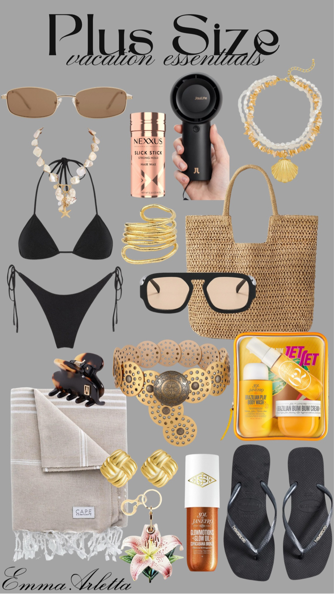 Vacation essentials 🥥🌞

Beach essentials, summer, spring break, spring break outfit, vacation 

#LTKTravel #LTKSeasonal #LTKBeauty