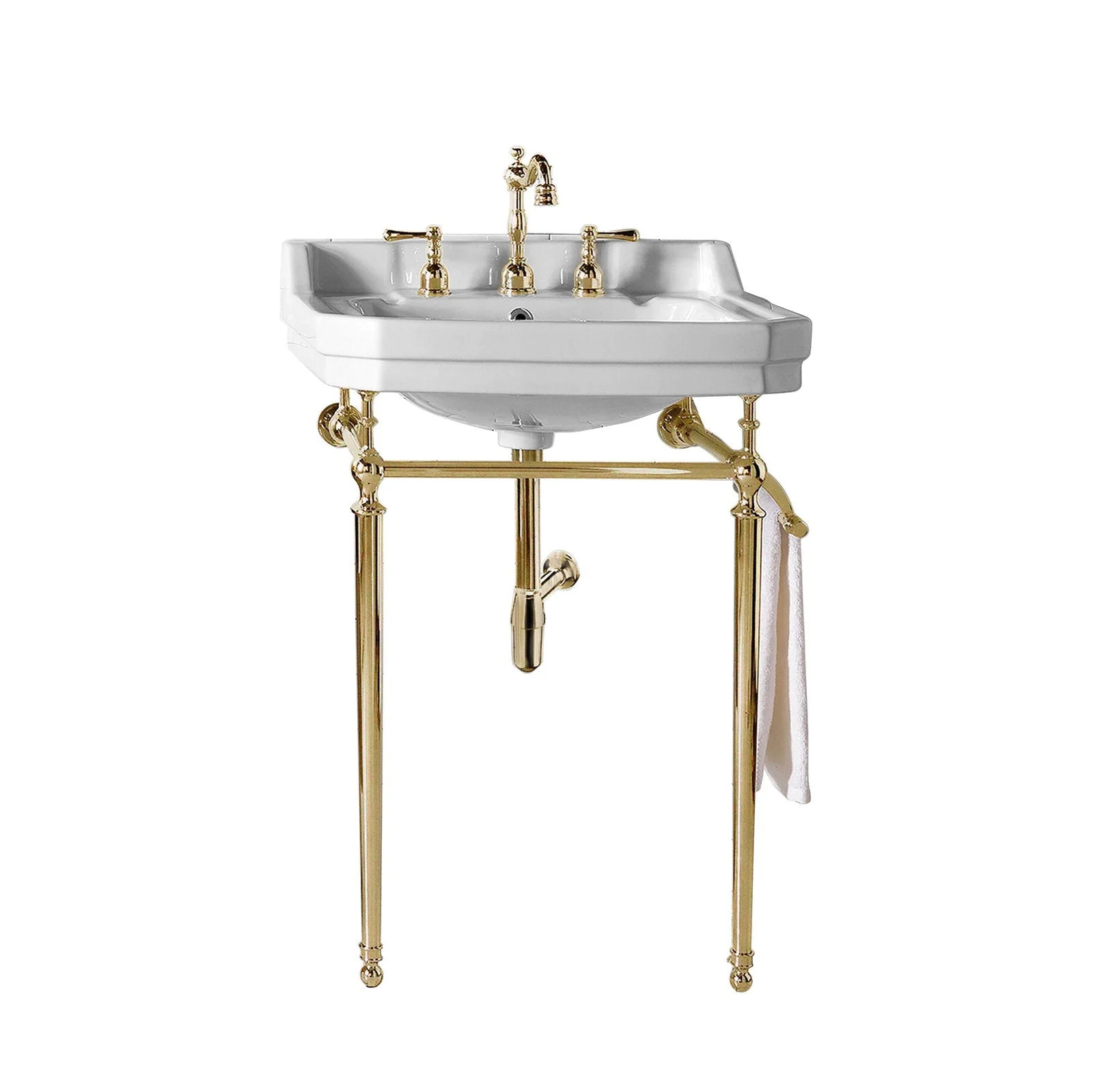 Baha 24" Single Console Sink Bathroom Vanity Set | Interior Tonic