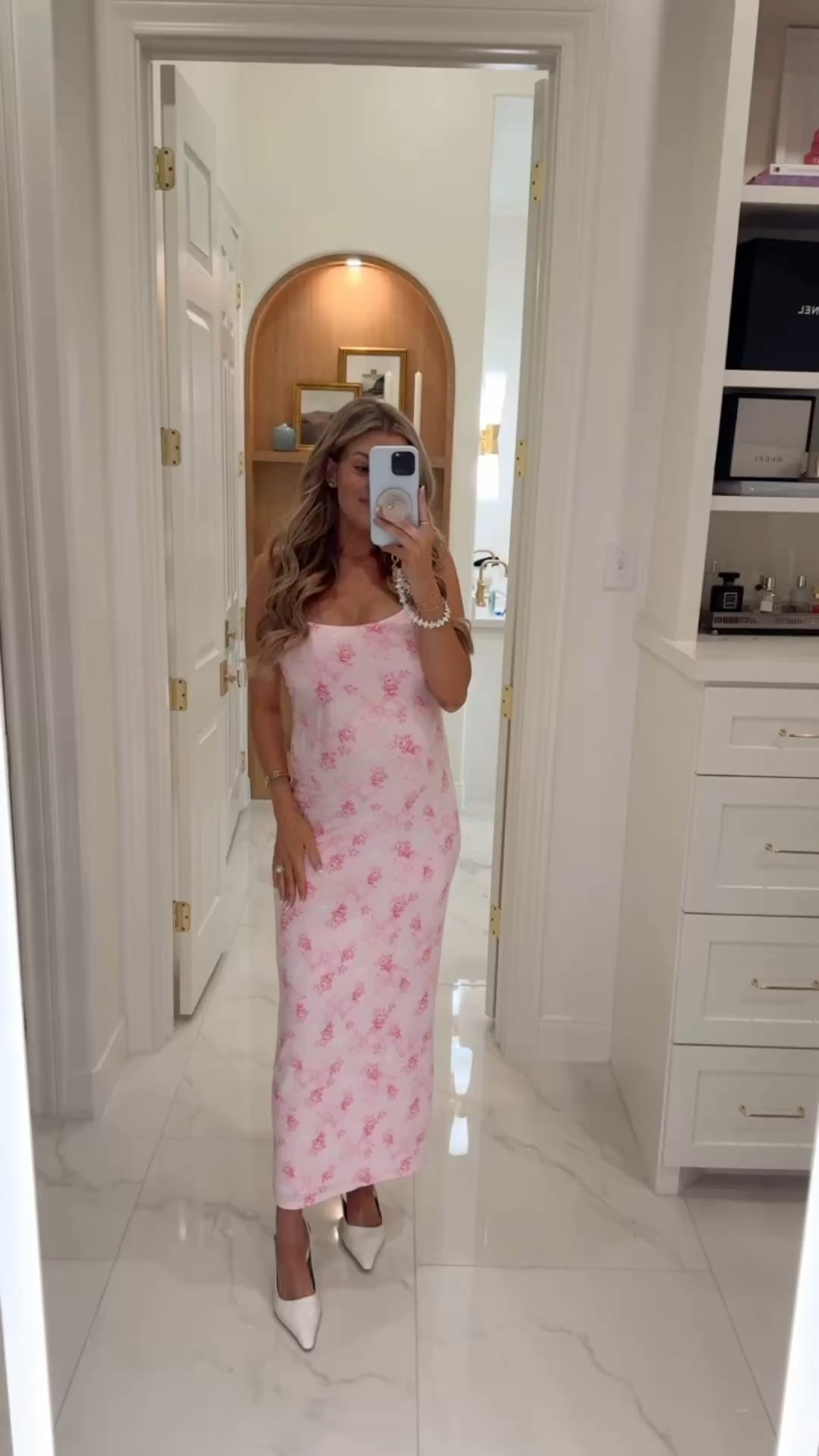 today’s church outfit is this adorable dress from the victoria’s secret x love shack fancy collab! it’s super stretchy and great for the growing bump (I sized up to a medium) 

#LTKFindsUnder100 #LTKShoeCrush #LTKBump