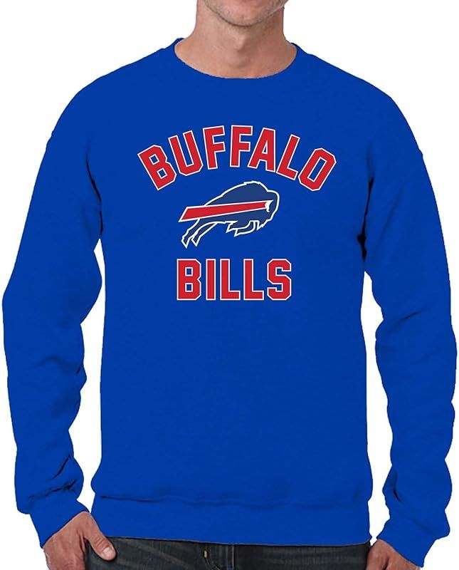 Team Fan Apparel NFL Adult Gameday Football Crewneck Sweatshirt - Cotton Blend - Stay Warm, Comfo... | Amazon (US)