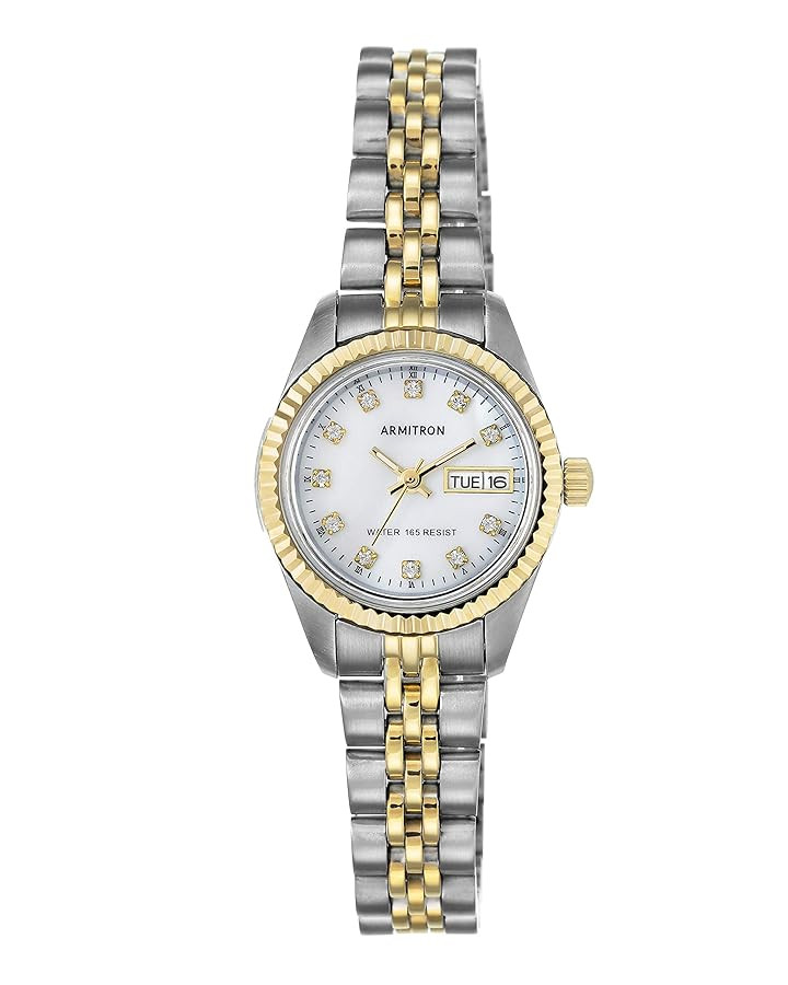 Armitron Women's Genuine Crystal Accented Bracelet Watch, 75-2475 | Amazon (US)
