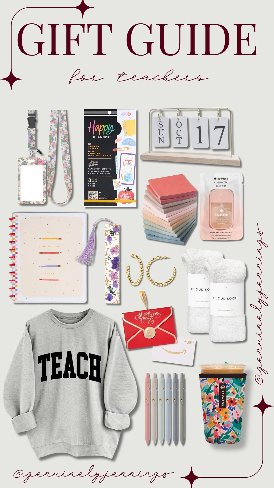 Gift Ideas for the Teachers in your life! 🎁 #teacher #giftsforher #teachergifts #stockingstuffers #founditonamazon

#LTKGiftGuide #LTKFindsUnder50 #LTKHoliday