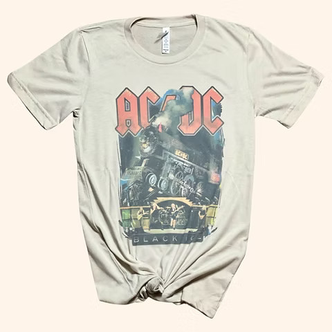 Black Ice Graphic T-shirt ( Vintage Feel ) Band Tee | Sassy Queen