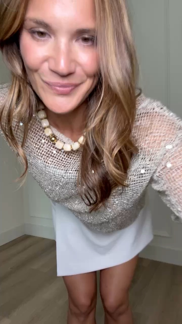 This sequin mesh top is such a fun statement piece for concerts, vacations, or any special event. Layer it over a tank, swimsuit, or bralette for an effortlessly elevated look that still feels lightweight and comfortable. 

Sequin mesh top, concert outfit, vacation outfit, statement top, summer fashion, layering piece, resort wear, girls night outfit, Amazon fashion, sparkly top, elevated style, StangandCo

#LTKSeasonal #LTKTall #LTKootd