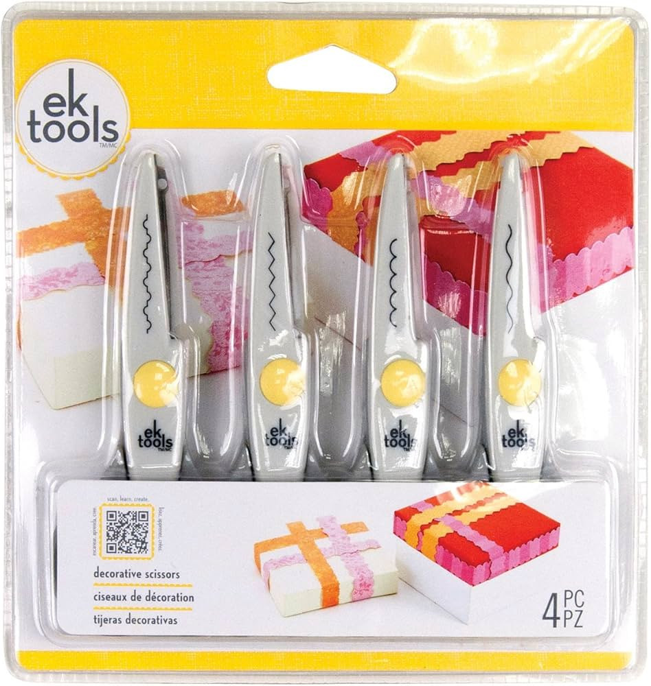 EK tools 4-Pack Decorative Scissors | Amazon (US)