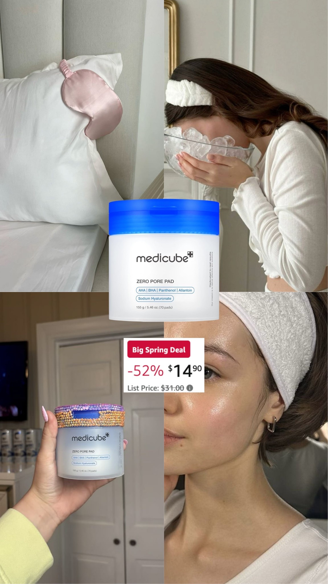 glass skin in a jar. ✨ the medicube zero pore pads are 52% off right now and i’m officially stocking up! these are incredible for tightening pores and smoothing skin texture. if you’ve been wanting to try k-beauty, this is the perfect place to start.

#LTKselfcare