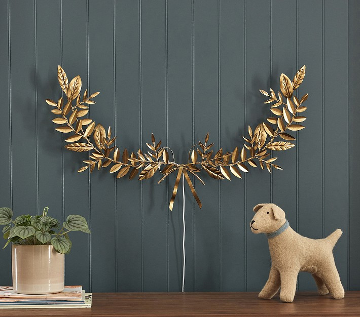 Chris Loves Julia Metal Light-Up Swag Decor | Pottery Barn Kids
